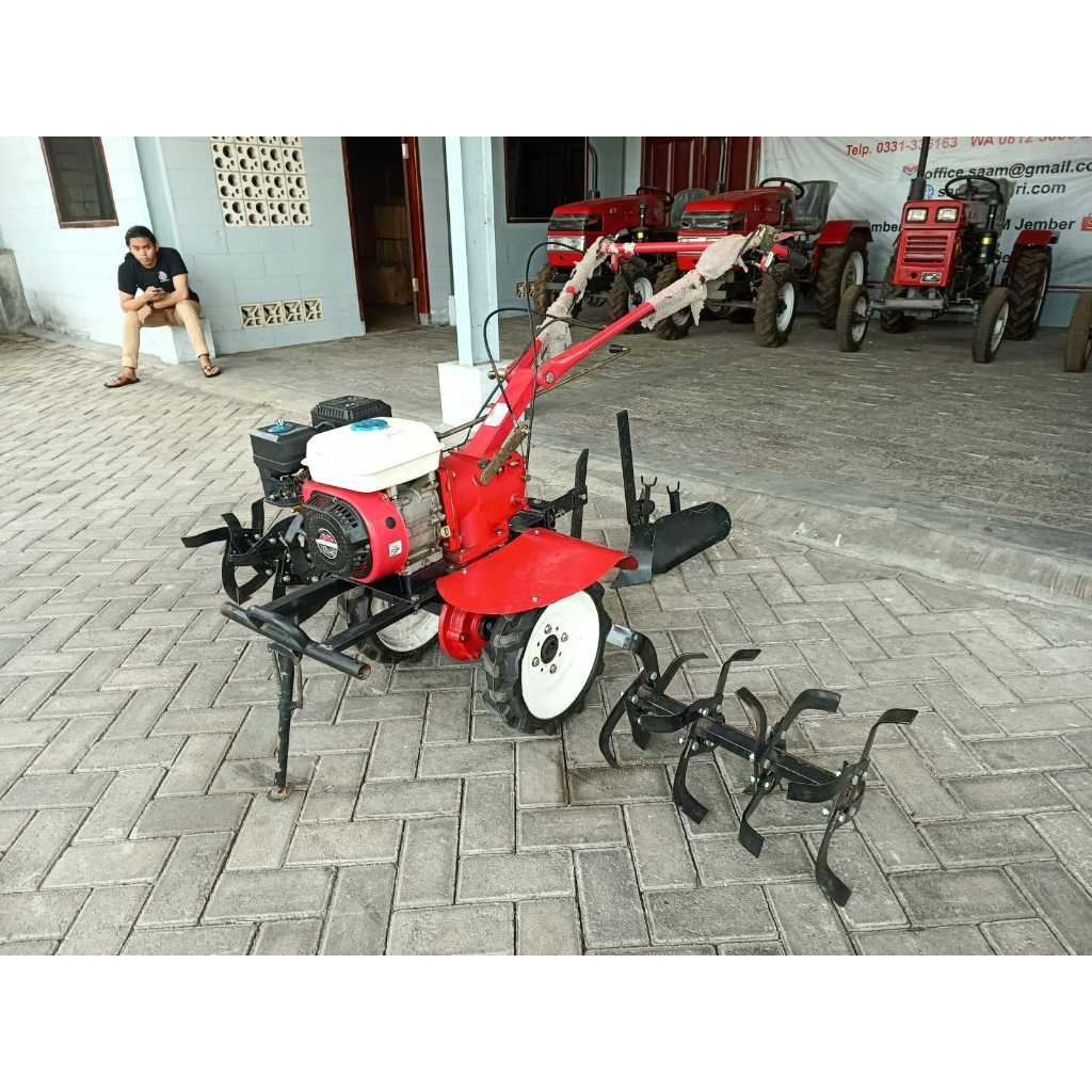 Traktor Mini Tiller dengan Mesin Bensin 6,5 HP