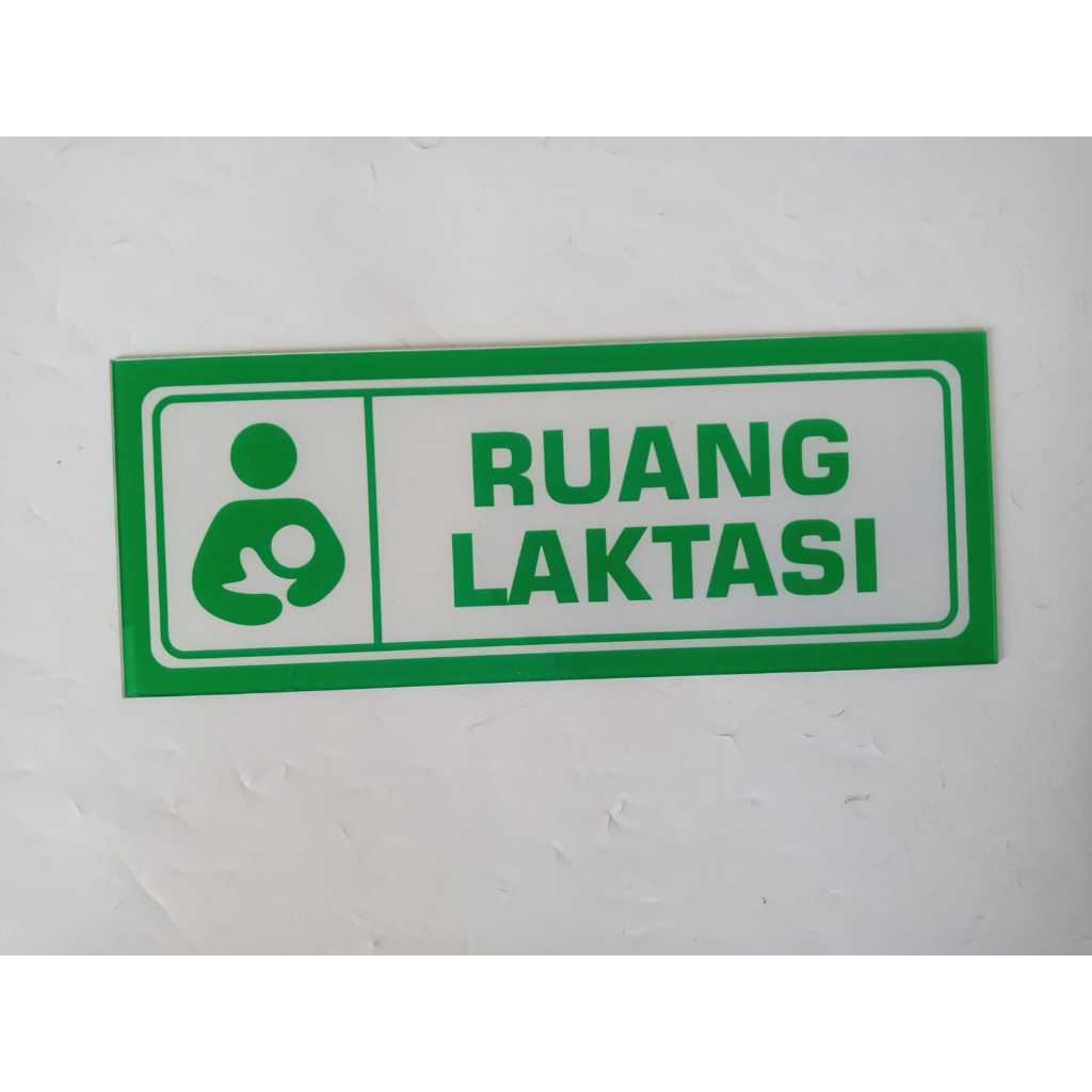 

Akrilik Papan Nama Ruang Laktasi - Akrilik Nama Ruang 11x30, Papan Nama Ruang Menyusui