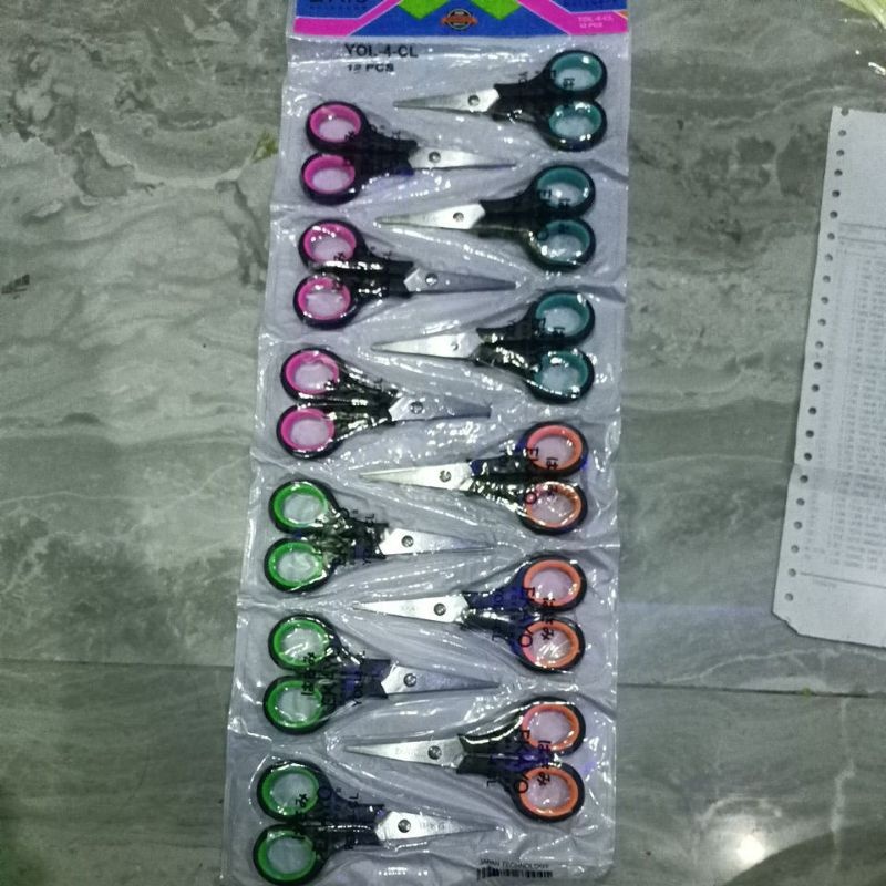 

Gunting kecil serba guna 1 lusin 12 pcs.