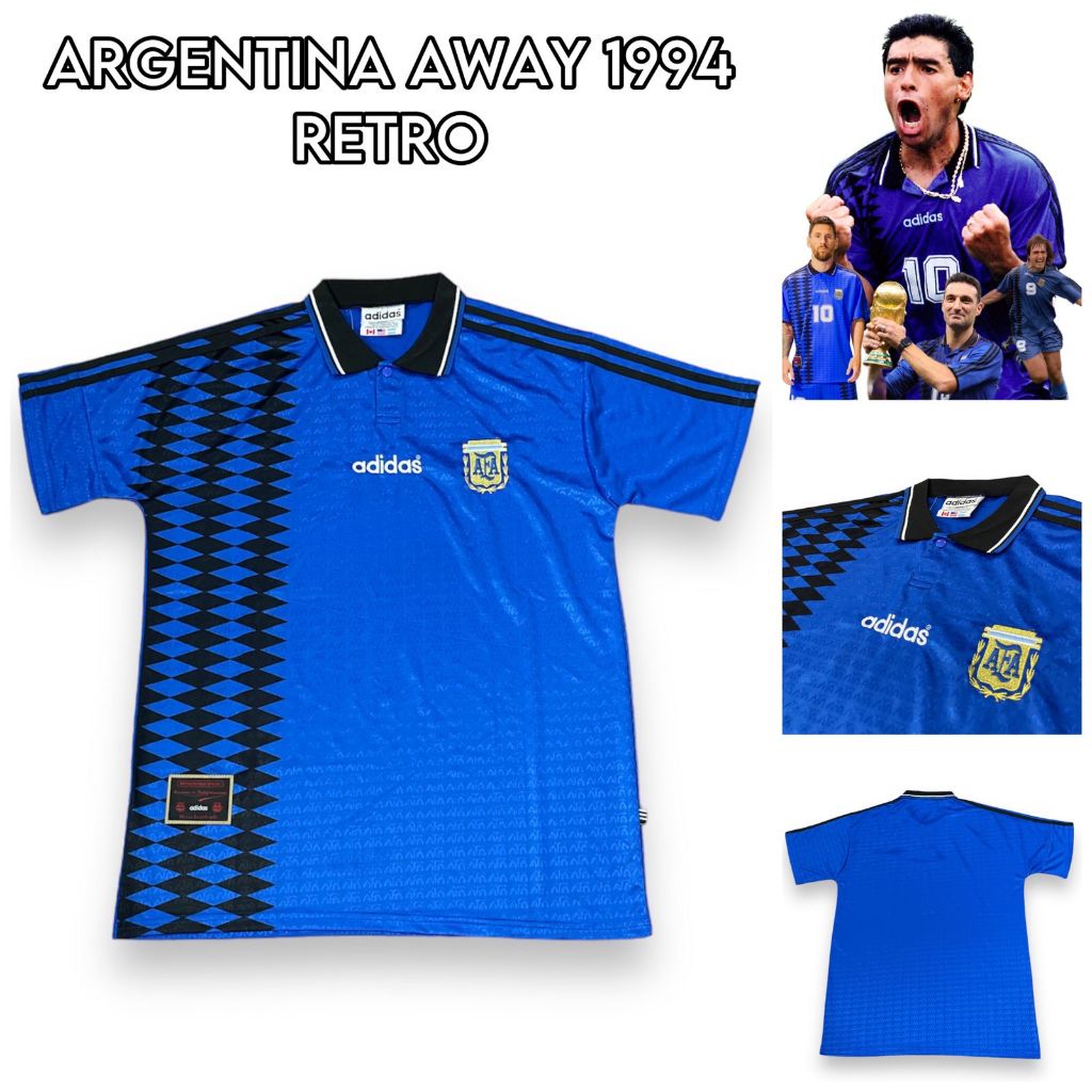 JERSEY ARGENTINA AWAY 1994 RETRO 100% BEST QUALITY