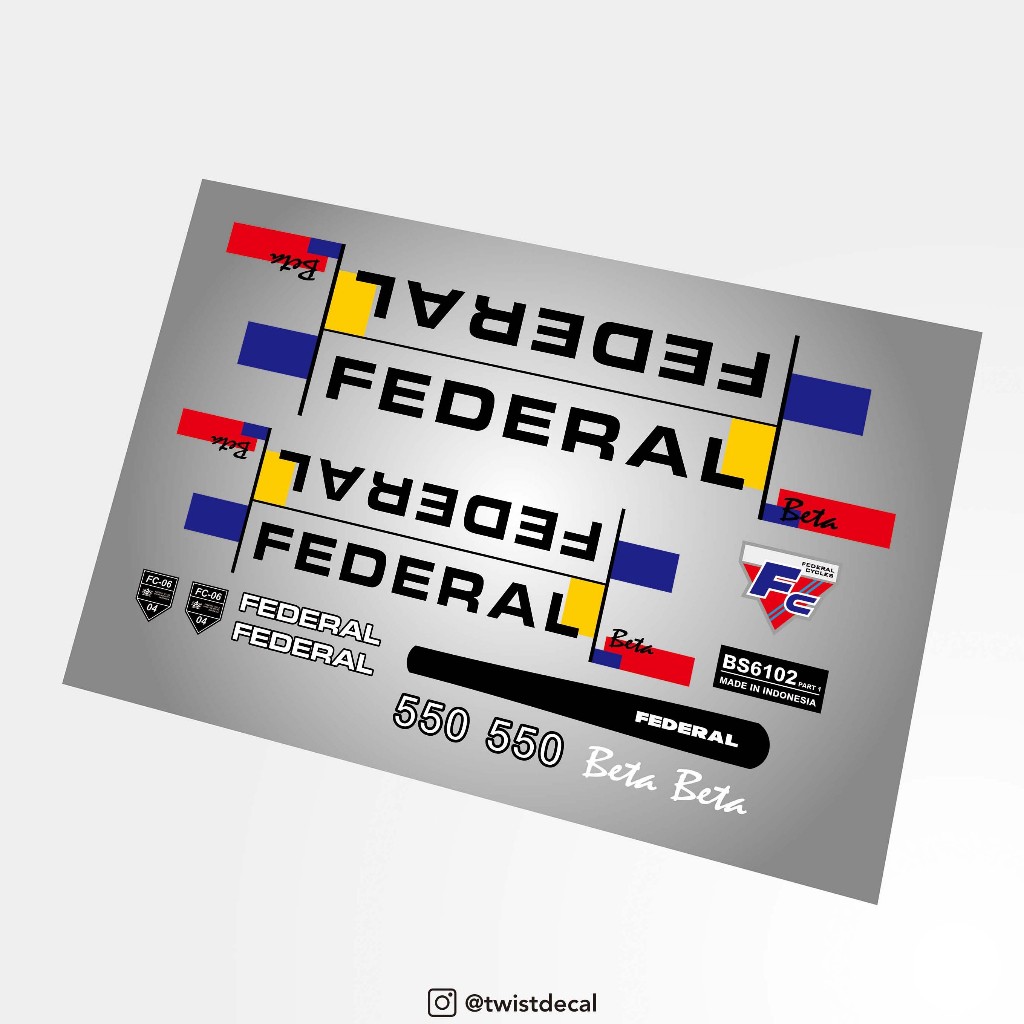 DECAL FEDERAL BETA