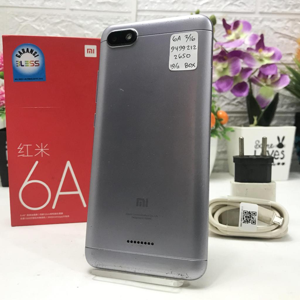 Xiaomi Redmi 6A 2/16GB Bekas Second Eks Grs Distributor Fullset