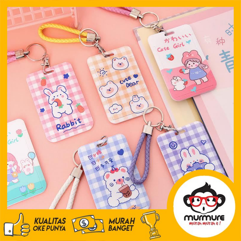 

MURMURE I CARD HOLDER PELINDUNG KARTU MOTIF KARTUN GAYA KOREA UNTUK SEKOLAH/ KANTOR