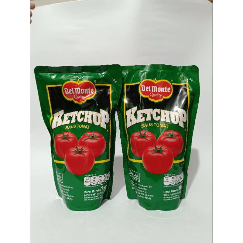 

saos tomat delmonte/ saus tomat ketchup/kemasan 1kg/bahan kebab tangerang