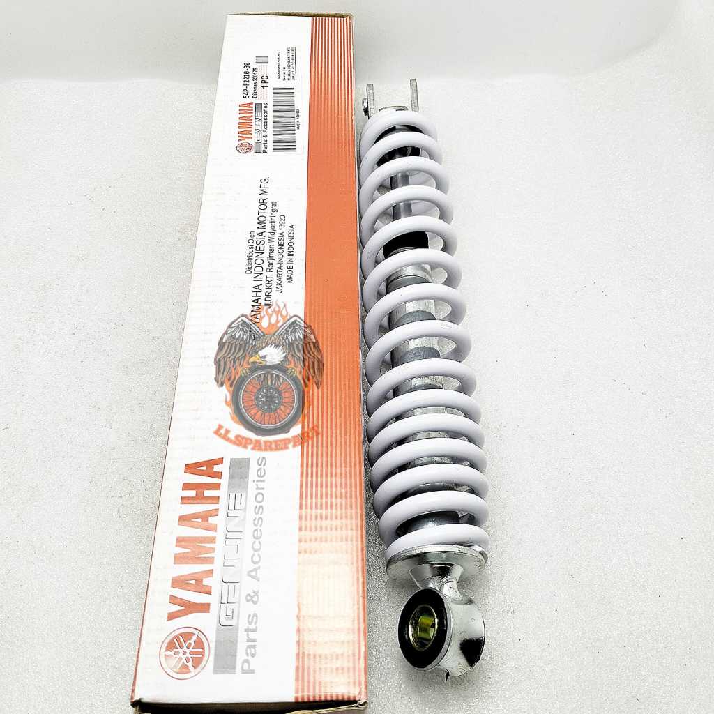 SHOCKBREAKER SHOCK BELAKANG YAMAHA 54P PUTIH KUALITAS ASLI ORIGINAL MIO GT MIO J M3 S Z XEON FINO 12