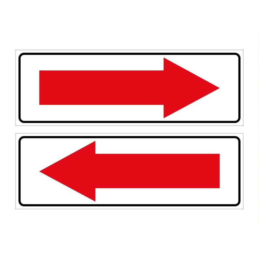 

Stiker Sticker PENUNJUK ARAH PANAH 15 x 5 cm KANAN KIRI Rambu k3 Desk