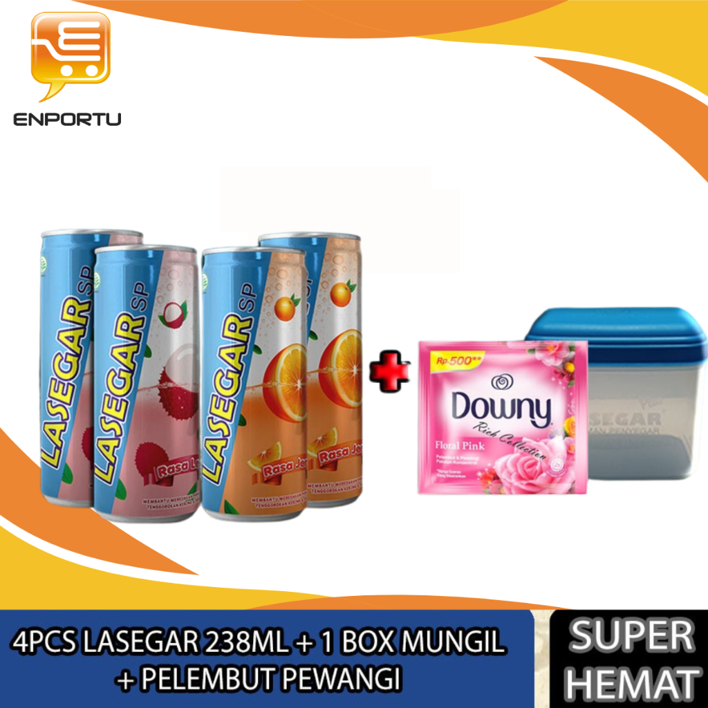 

SUPER HEMAT SERU! Paket 4pcs Lasegar 238ml