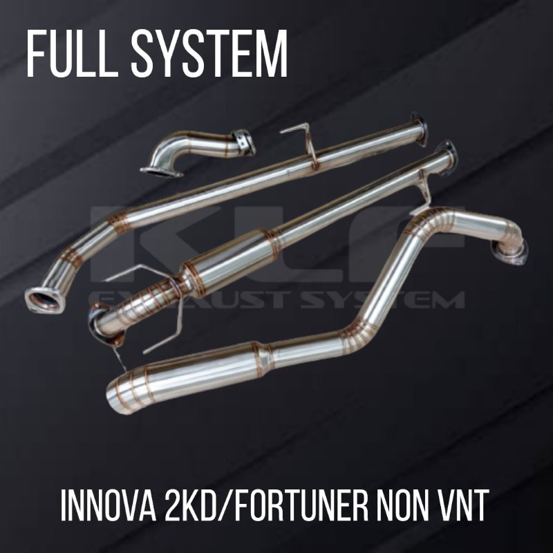 Knalpot Innova Diesel 2KD / Fortuner 2kd Non Vnt Full System