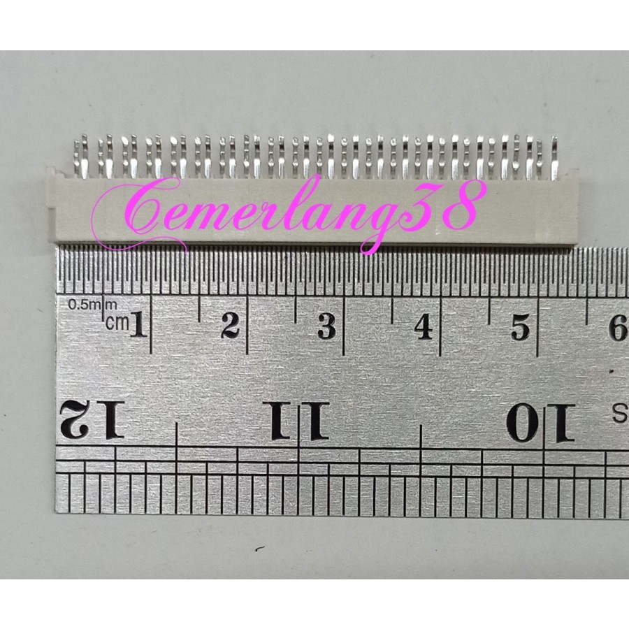 Soket Konektor 40 pin KSR 1.25 mm Socket Kabel Flexible FFC FPC 40 pin