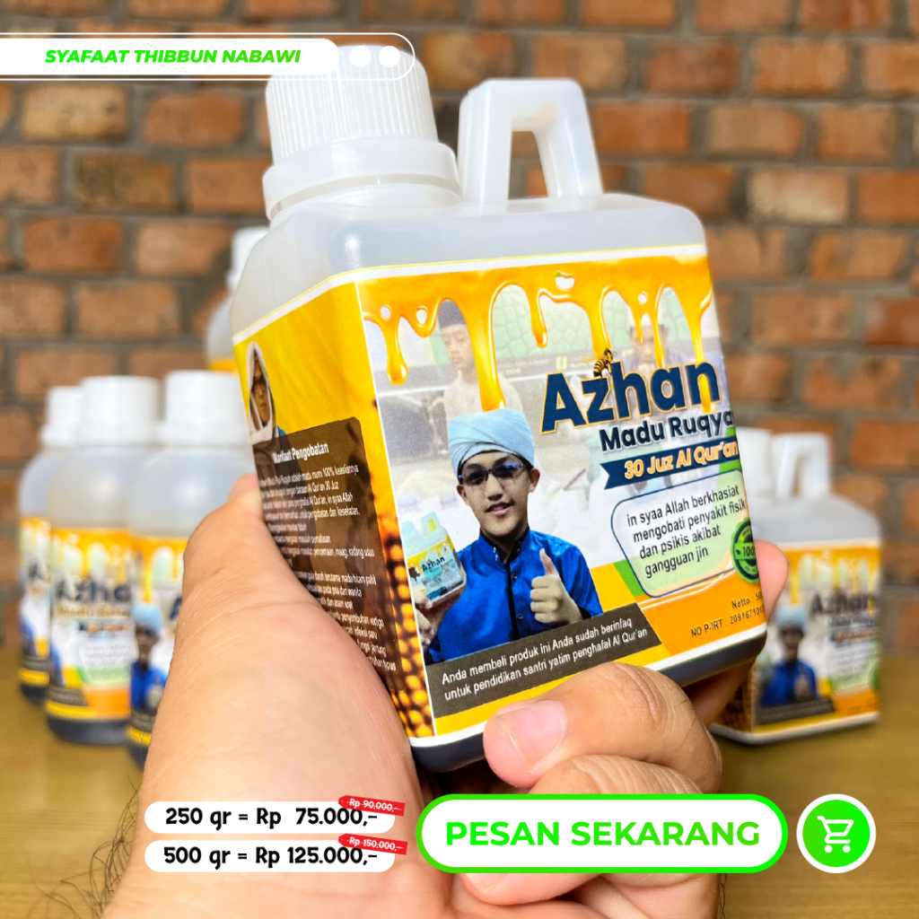 

500 Gr Madu Akasia - Azhan Madu Ruqyah - VARIAN MANIS