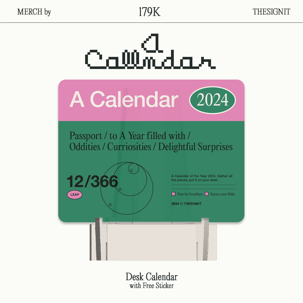 

A 2024 Calendar by Thesignit