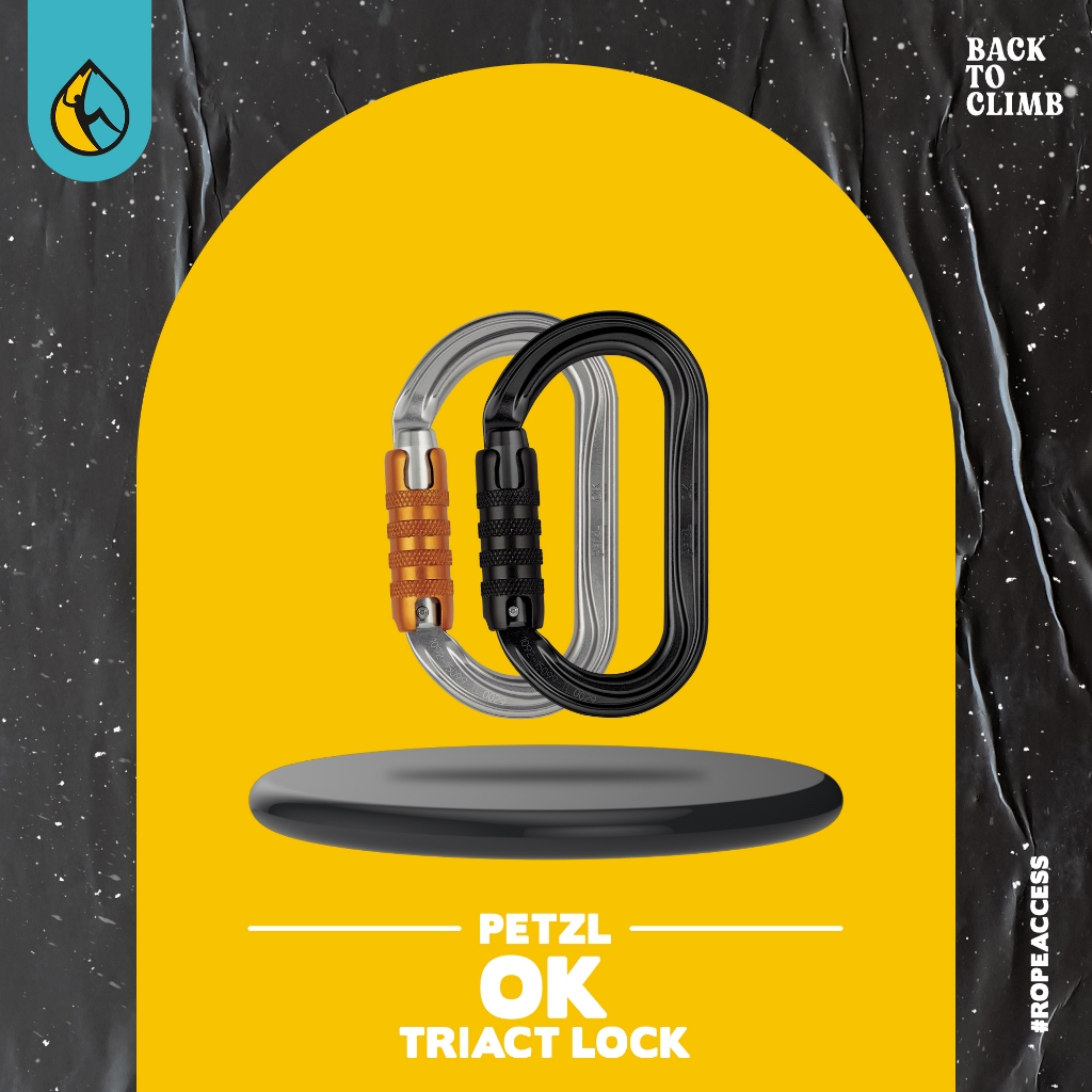 Petzl ok triact lock carabiner