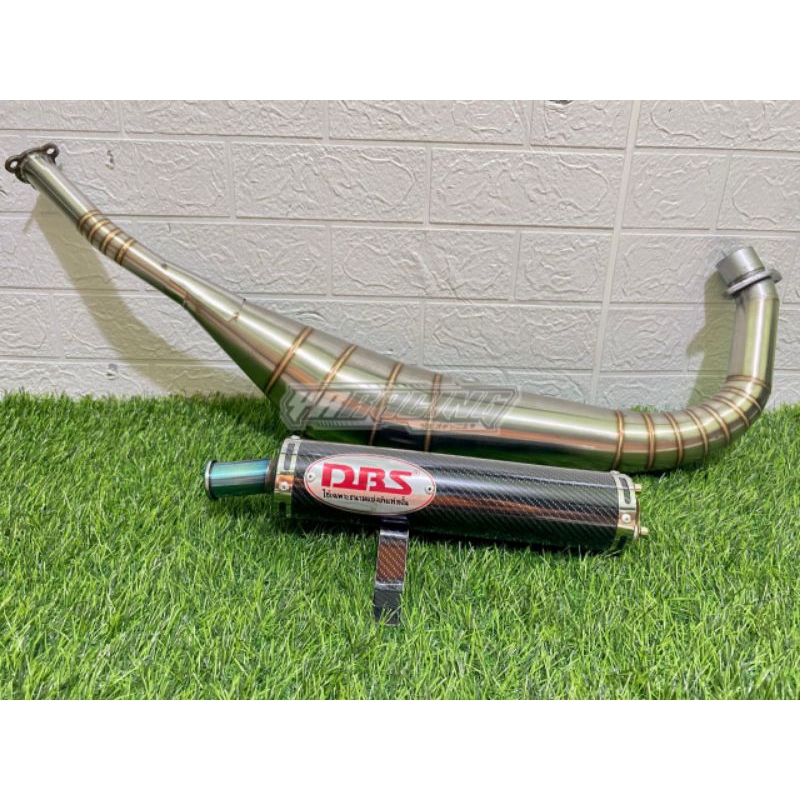 Knalpot Satria Hiu Satria Lumba Satria 2tak Repsol Kolong DBS Carbon