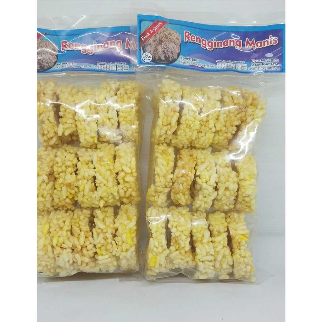 

Rengginang Bumbu Rasa Udang, Udang Bawang, & Rengginang Manis Isi 15pcs Matang