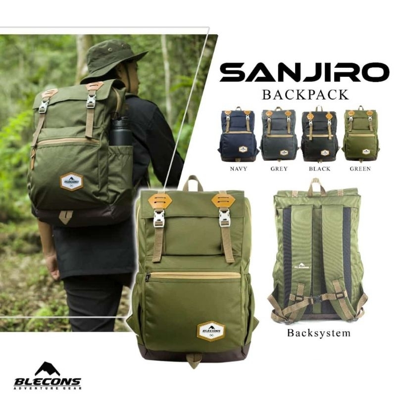 Tas Ransel Sanjiro 25L Ransel Laptop Sekolah Bushcraft Outdoor