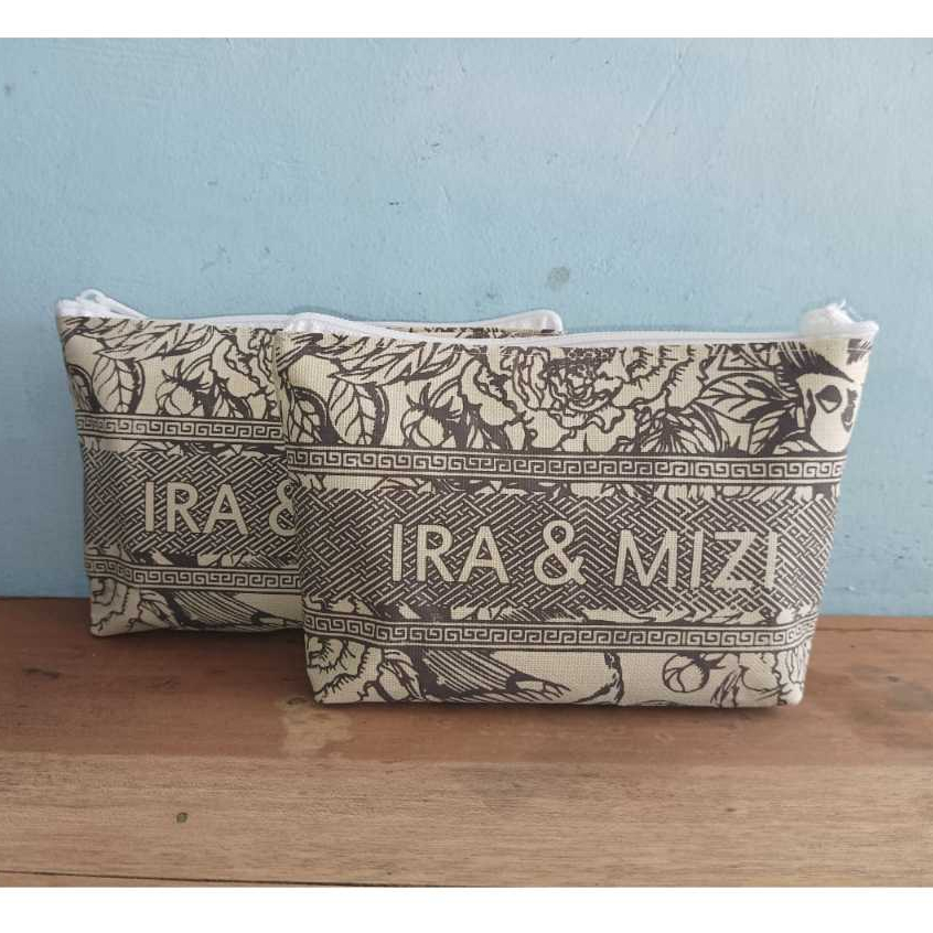 Pouch Kanvas 20x13x3 Free Desain-souvenir nikah-souvenir promosi-souvenir toko-souvenir murah-