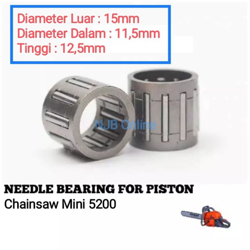 Lahar Needle Bearing PISTON Needle Bearing SPROCKET Chainsaw Senso 5200 5500 5800