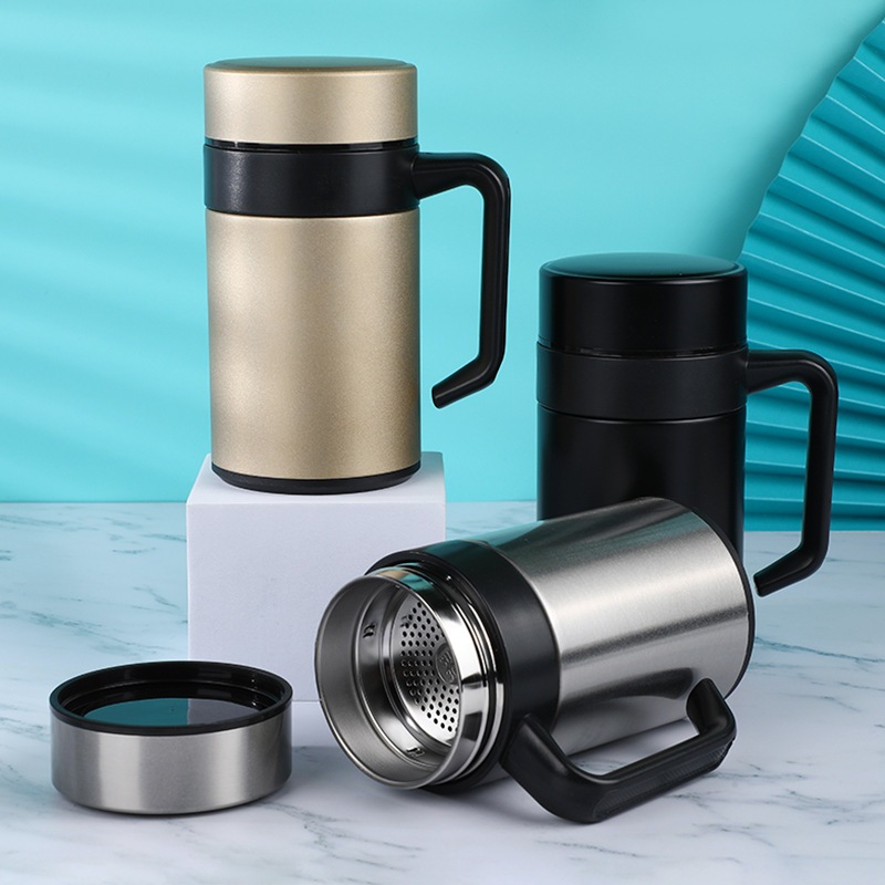 Termos/Vacuum Cup Air Minum / Mug I Termos Dengan Logo Tulisan Heenoor I Termos Polos I Termos