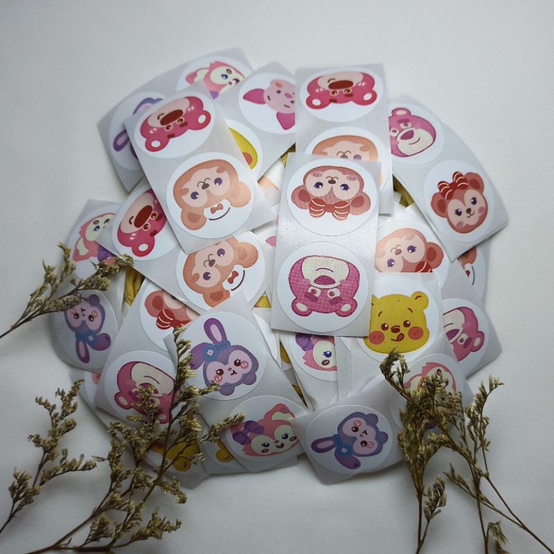 

10pcs Stiker Kartun / Stiker Lucu / Stiker Lotso