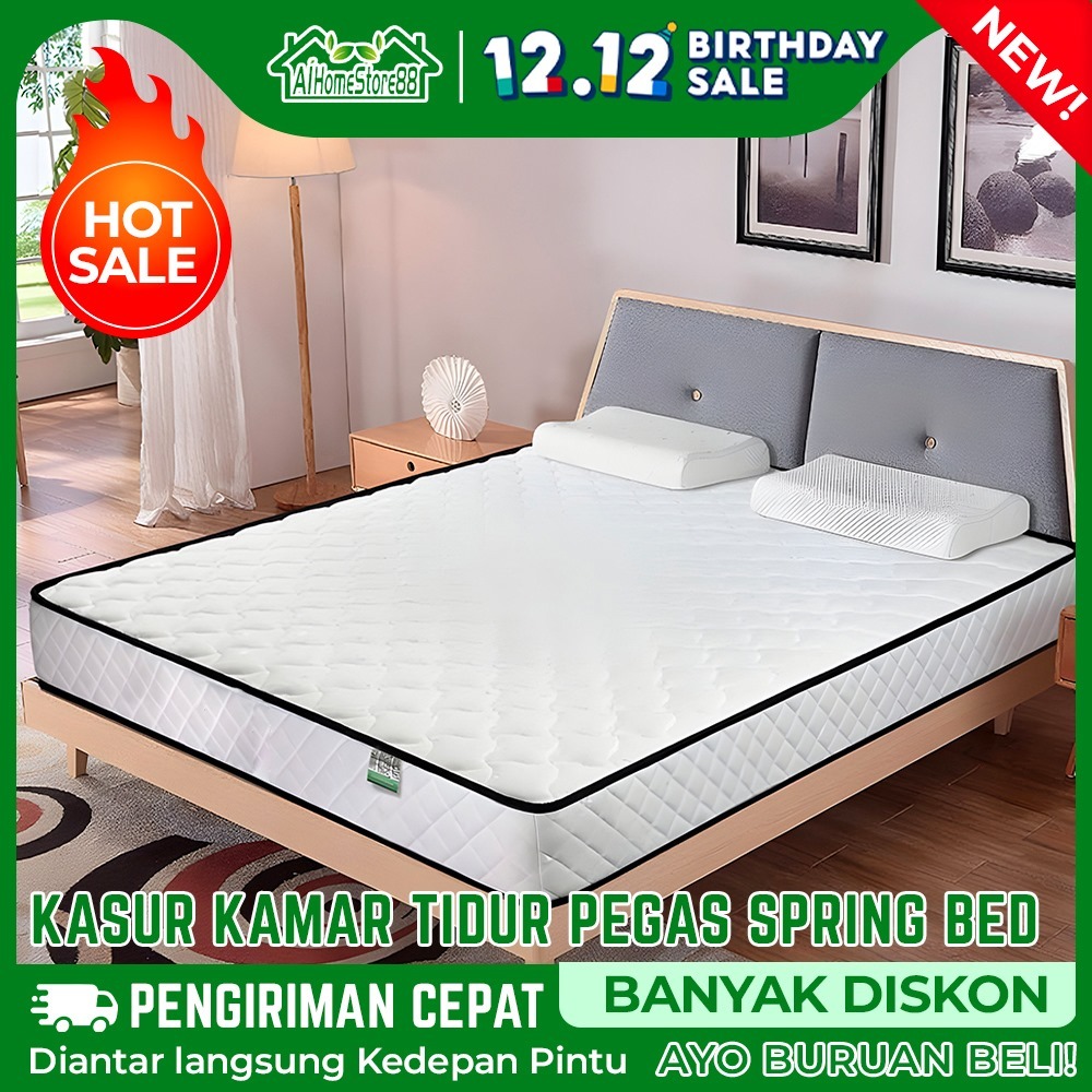 Kasur Kamar Tidur Spring Bed Mattrass Kasur Matras Empuk Springbed Aihomestore88