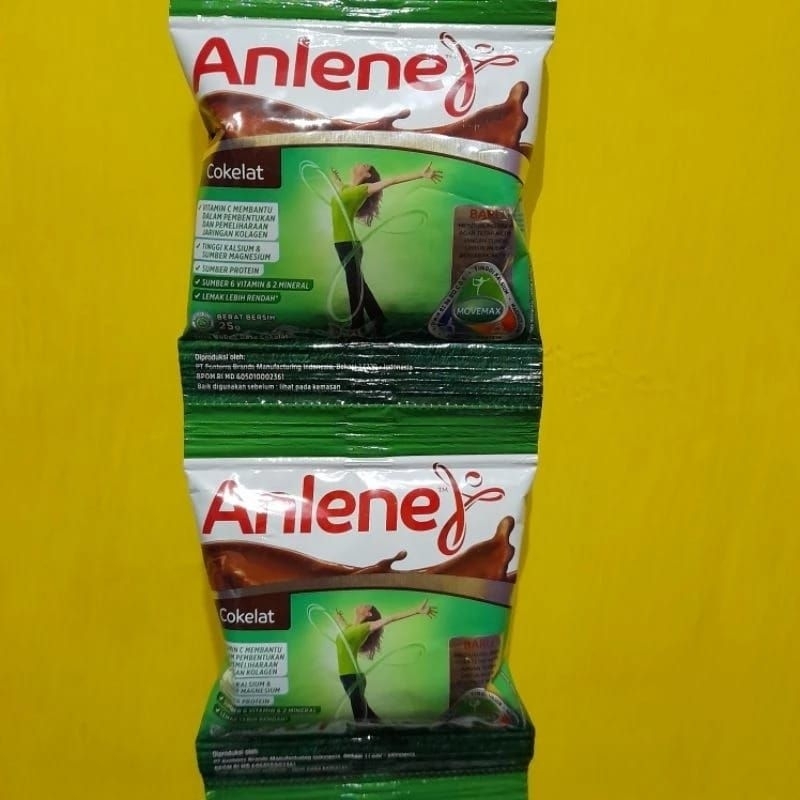 

Anline susu coklat kalsium renteng isi 10 sachet