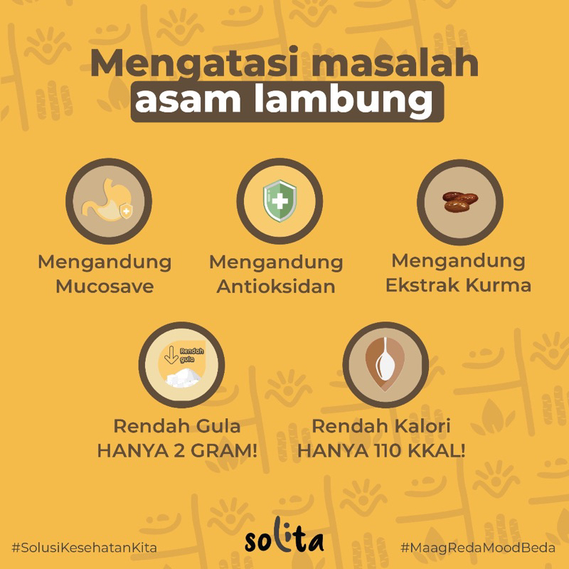 

RB Minuman Serbuk Umbi Garut Isi 12 Sachet untuk Atasi Asam Lambung, Maag, dan GERD SOLITA