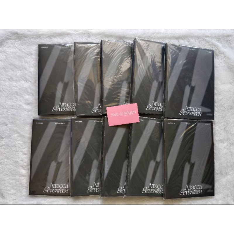 UPDATE STOK - (SEALED) [FIX MEMBER] Album Seventeen attacca carver carat ver binder scoups Jeonghan 