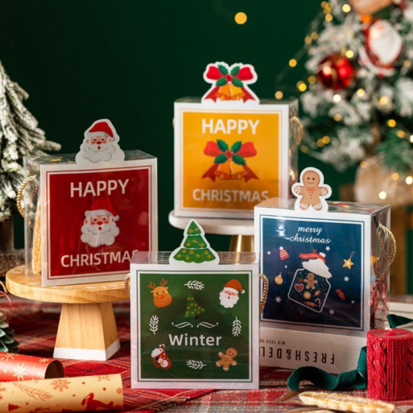 

Unik Kotak Mika Natal Christmas kado gift box Christmas Kotak Mika Xmas NEW - Merah Murah
