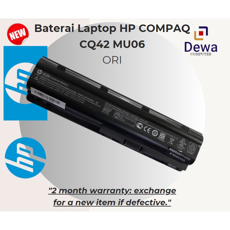 Baterai HP CQ42 Baterai HP 1000 MU06 Original