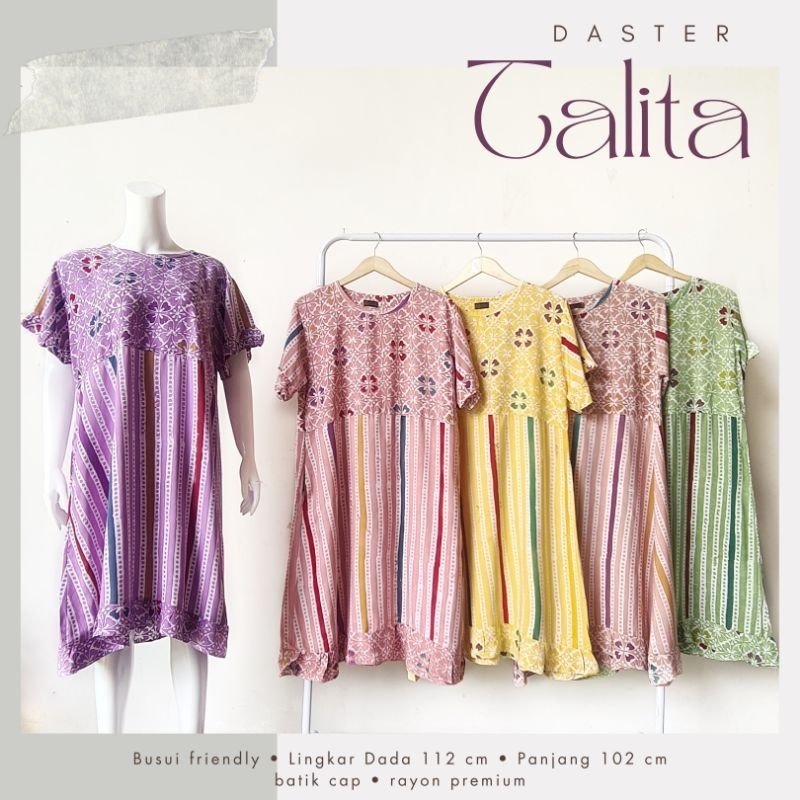 CAMELLIABOUTIQUE99 – daster busui TALITA rayon premium batik cap jumbo