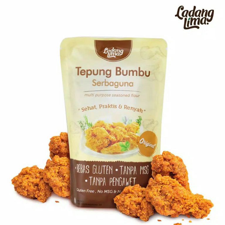 

[☮A39<] Tepung Bumbu Serbaguna Goreng Crispy Ladang Lima 150 gram - JB Murah_Meriah