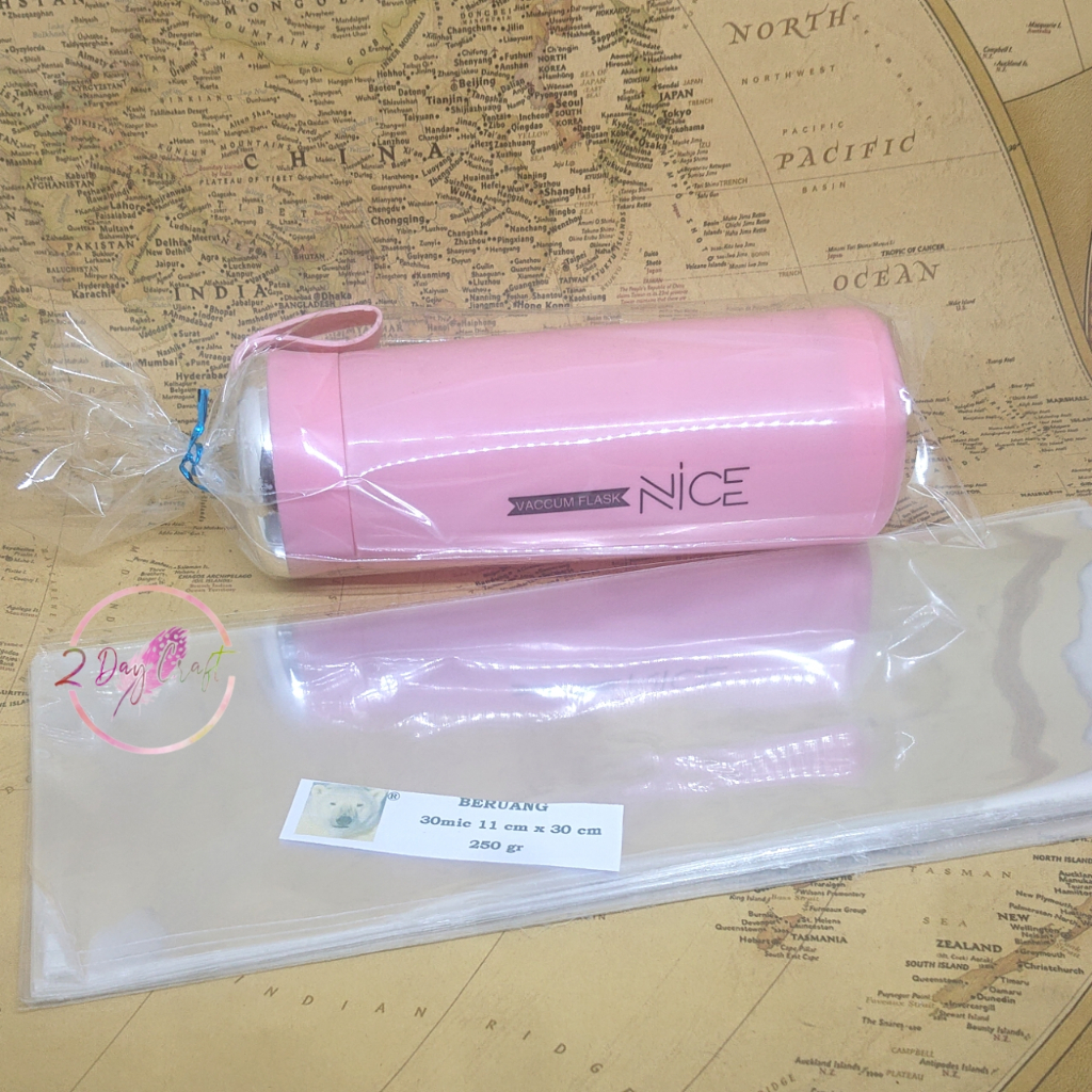 

Plastik Opp Tanpa Lem 11x30 - Plastik Souvenir Botol Nice - Plastik Kaca Bening