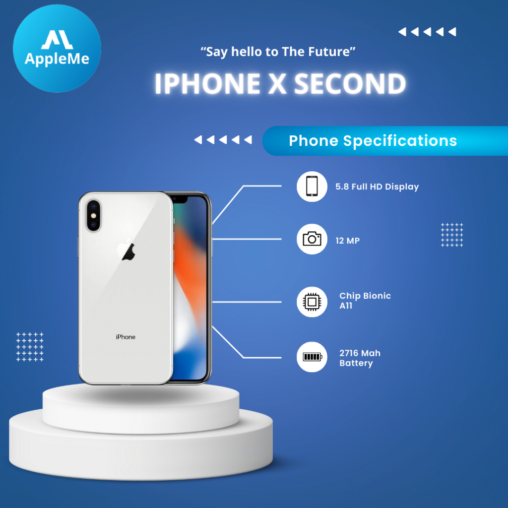 iPhone X Second All Operator Fullset Mulus Bisa Cicilan