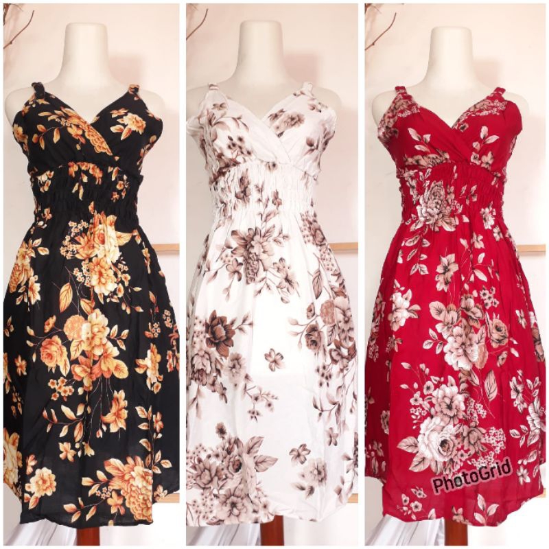 Dress moza tali pendek