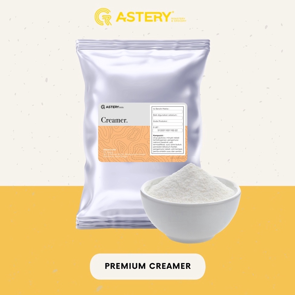 

HJZ Bubuk Krimer Minuman Premium Astery | Creamer Premium Astery - 1 Kg 37