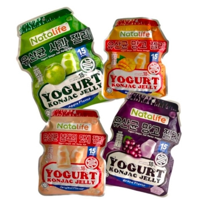 

[❁I20(] Natalife Yogurt Konjac Jelly / Yogurt Konjac Jeli (20g x 15pcs) Produk Trend