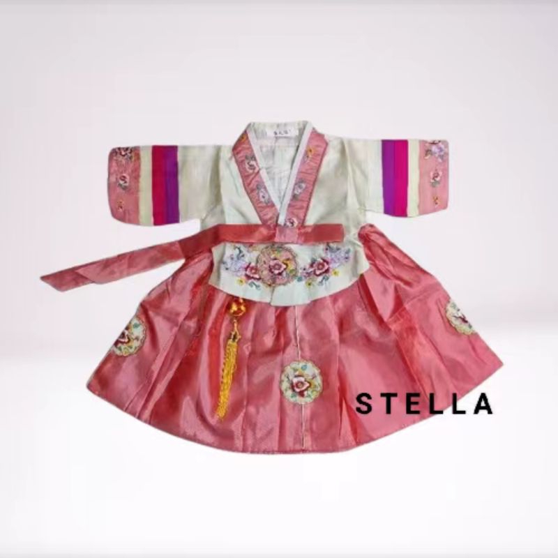HANBOK Baju Tradisional Korea anak perempuan 10 tahun kebawah / Traditional HANBOK Set Korea