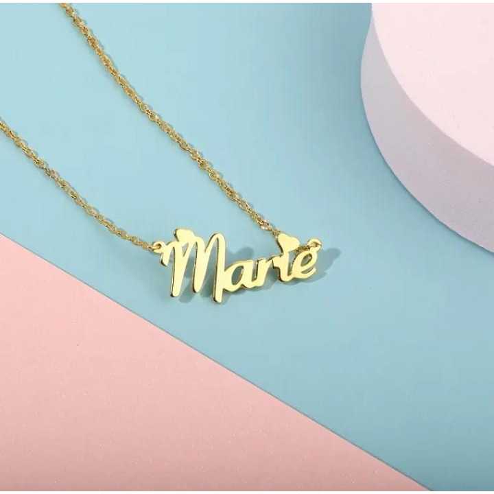 Kalung Nama Istimewa Lapis Emas Murni