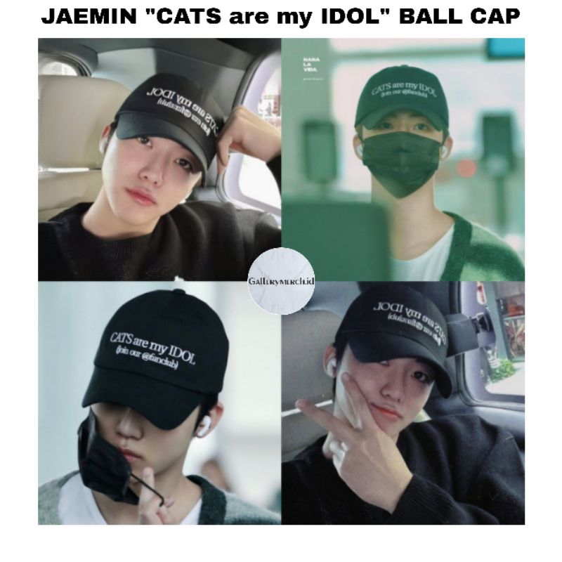 [READY STOCK] JAEMIN NCT - CATS ARE MY IDOL BALL CAP