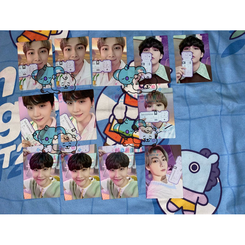 MINI PC BTS SOWOOZOO SET SPECIAL CARD RM SUGA JHOPE JIMIN V