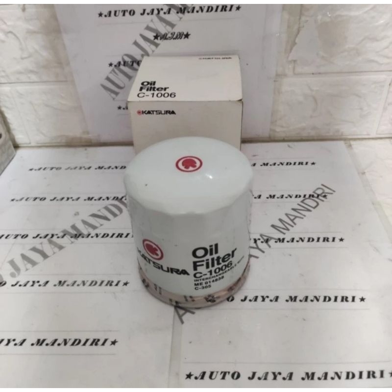 Filter oli - oil filter Mitsubishi Ps100 singapure C1006 Merk Katsura Made in Korea