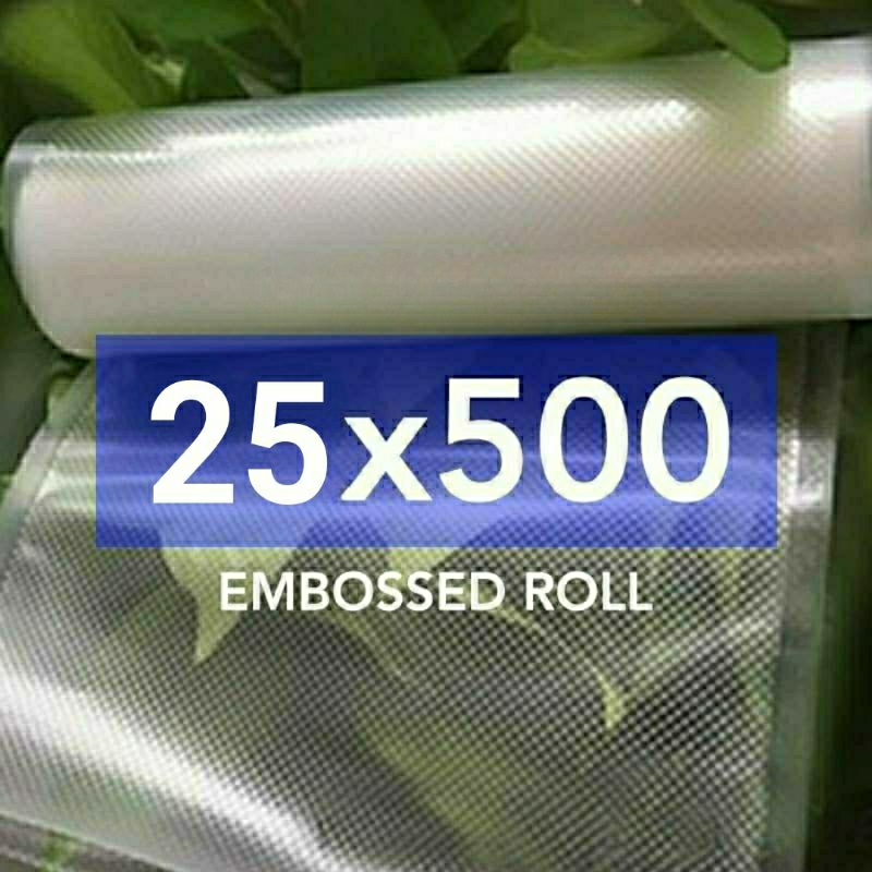 Plastik Vacumm Makanan EMBOSS ROLL CLEAR Plastik Vakum BINTIK BENING PREMIUM Plastik Vakum Makanan F