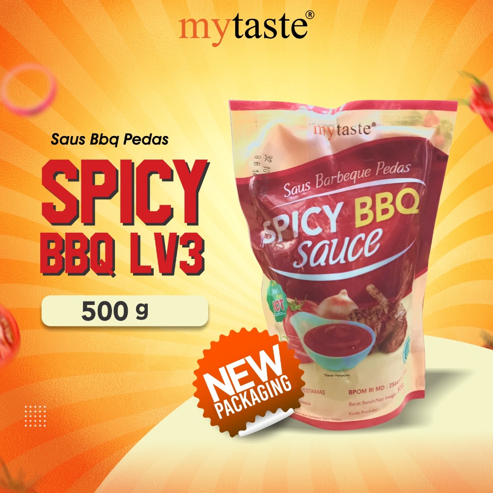 

[♟O4@] My Taste Barbeque Spicy Lv 3 500gr Saus Barbeque Pedas Level 3 Bumbu Barbeque Daging Grill Steak Bakar Saus BBQ Pedas Kualitas Terjamin