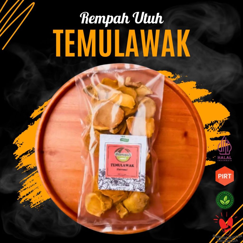 

Temulawak Iris Kering Herbal Rempah Organik (100 GRAM)