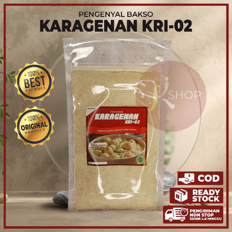 

KAB 50gr Karagenan KRI02 | Carrageenan | Pengenyal bakso, siomay, dimsum 100