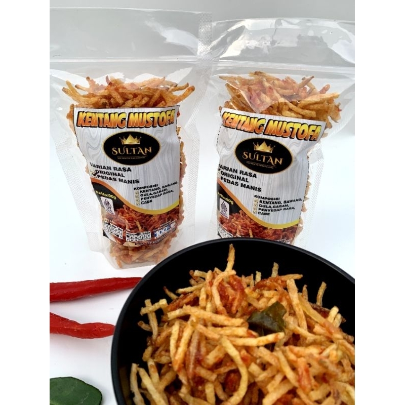 

Kentang Mustofa kriuk manis gurih