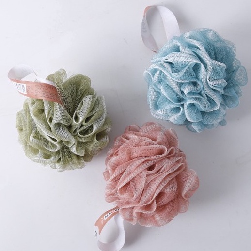 TIPE QVW691 SHOWER PUFF | BATH PUFF | BUSA SPONS MANDI | SHOWER PUFF SIZE BESAR & PADAT