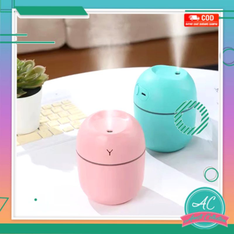 Humidifier Mini Elektrik Aroma Terapi Penyejuk & Pengahaum Ruangan Dashboard Mobil