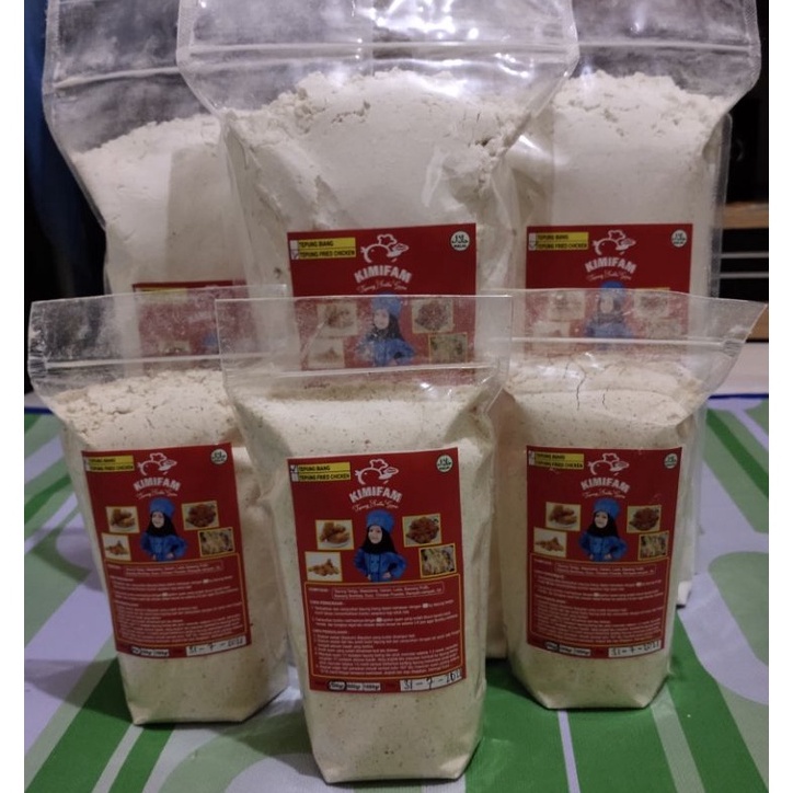 

Tepung biang fried chicken 500gr.(Untuk di campur dgn 5kg trigu Murni) Ready ♪ヽ(