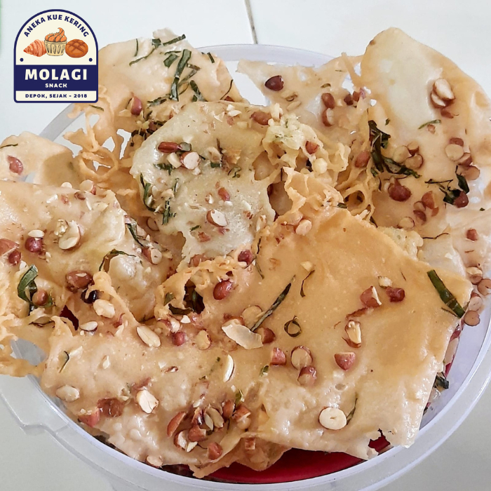 

Rempeyek Kacang Tanah TOPLES / Keripik Peyek Gurih - Molagi Snack